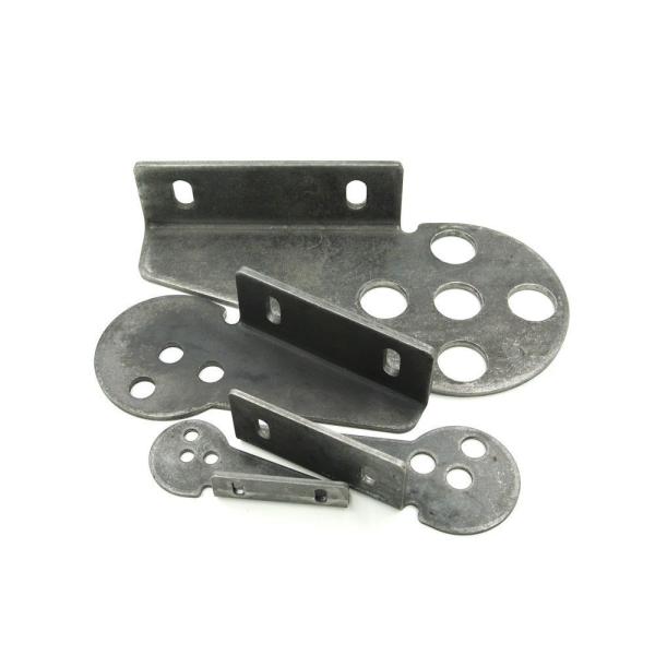 Piezas de estampado de acero perforado, flexión y estampado de chapa de acero con espesor de 0,4- 3 mm