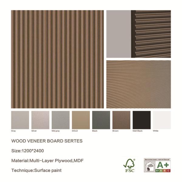 1200x2400 мм 3D рельефные стены для гостиной и офиса