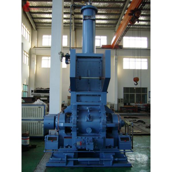 4500kg / h Alloy steel casting Rubber Internal Mixer Four Angle Hermetic