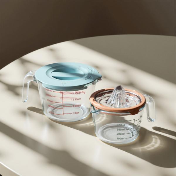 1 Cup Clear Glass Measuring Cup Glass Measuring Bowls Freezer Safe 250ml To 2000ml