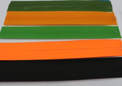 Colorful Tape Nylon Coil Zipper , Waterproof Garment Coats All Purpose Zipper