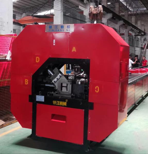 油圧Hビームパンチングせん断機 300トン 40mm PLC