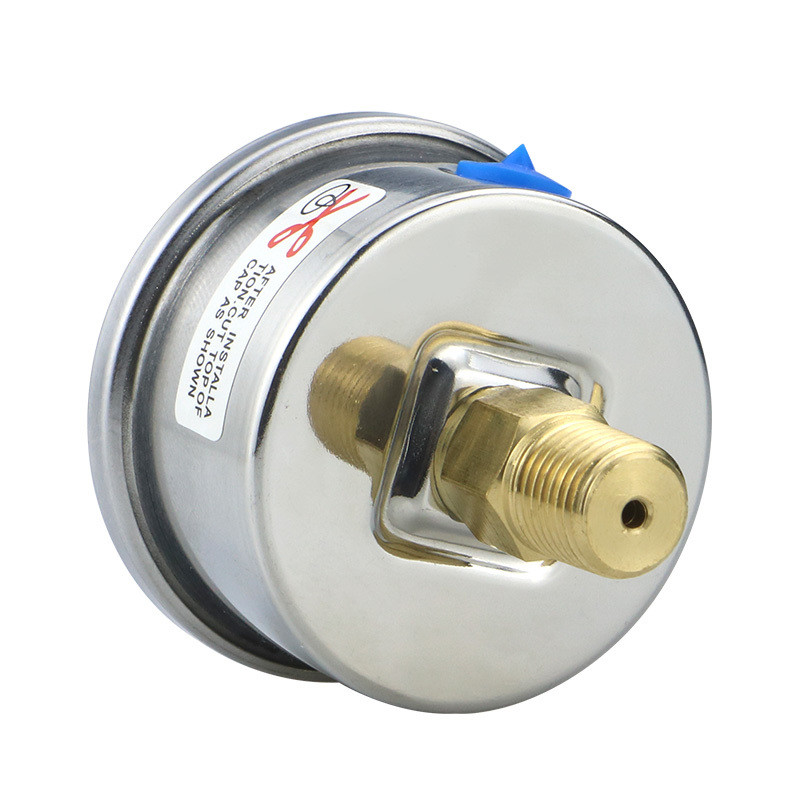 OEM Customized 2 51.5mm Stainless Steel Case Pressure Gauge with NPT1/8 Brass Thread Connection and 2.5% Precision
