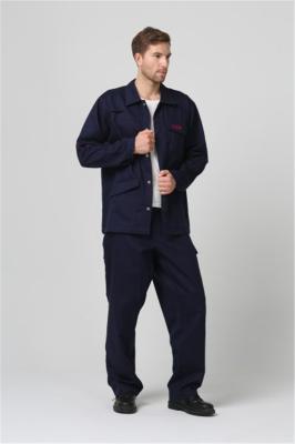 Welding 350gsm Flame Resistant Outerwear , IEC61482 Fire Retardant Work Clothes