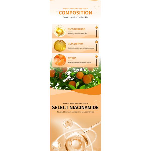 Custom Private Label Organic White Body Lotion Remove Spots Body Moisturizing Milk Whitening For Black Skin