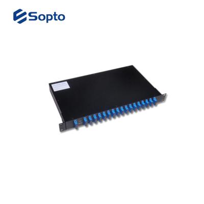 Low Insertion Loss Fiber Mux Demux , CWDM Mux Optical Multiplexer And Demultiplexer