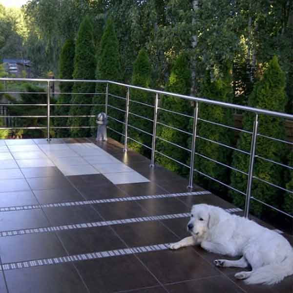 No Welding Stainless Steel Wire Rope Balustrade 1 Meter MOQ With 316SS Rod Material
