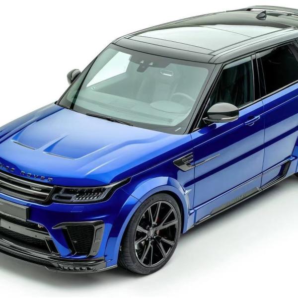 Kit de réparation de remplacement de la carrosserie Land Rover 2017 - 2019 Spoiler Hood Résine Fibre Front Lip