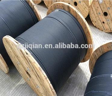 6 8 12 24 48 Faixa de aço PSP Blindado GYTS GYTS53 Cabo de fibra óptica para exterior