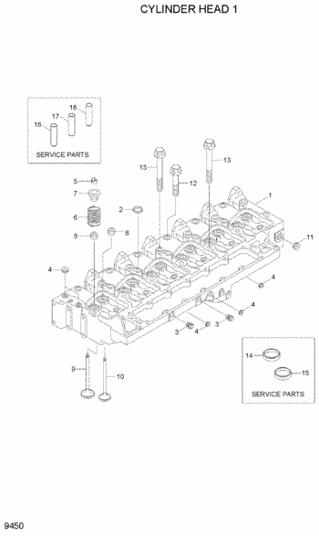 Cylinder Head 3934785 3925400 6731-11-1370 for 6BT S6D102E PC220 R210LC7