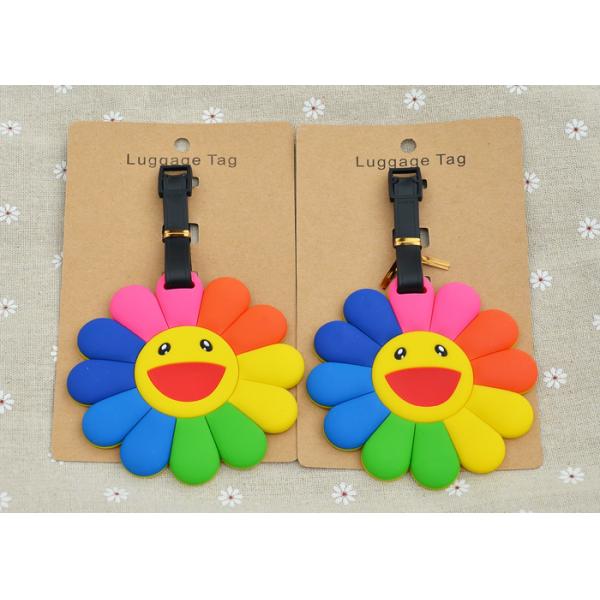 2018 factory promotion pvc rubber luggage tag best selling custom luggage tag OEM