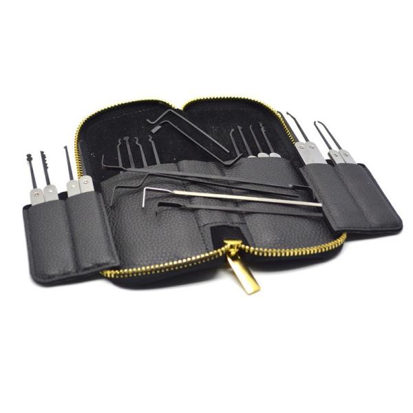 Un ensemble d'outils de tirage à clé à crochet unique de 16 pièces - Recommandé par des serruriers professionnels