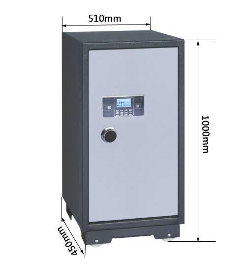 Valoroso de armazenamento Placa de aço Aparência de profundidade 301-400mm Digital LCD Display Home Safe