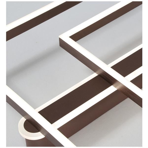 Sala de estar/dormitorio/cocina 260V Matte Gold Modern Ring Light