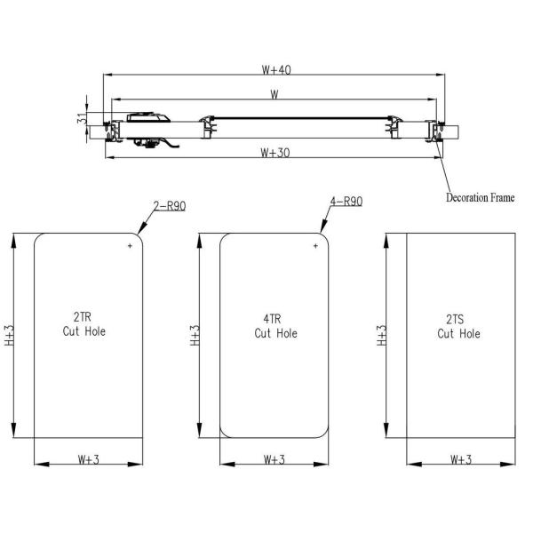 Autopropulsado/remolque Rvs MD3 autocaravana/puerta de caravana para autocaravana camión autocaravana DIY