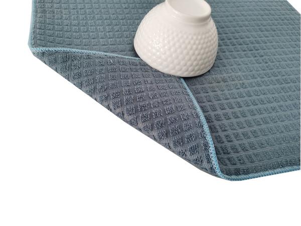 Cor sólida toda a esteira da secagem do prato de Microfiber do poliéster