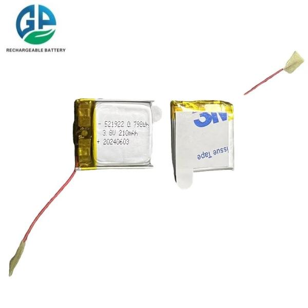 Li Polymer KC Rechargeable Lipo Battery 3.8v 210mAh 521922 Battery Rechargeable Lipo Battery Pouch Cell Real Capacity For Bluetooth