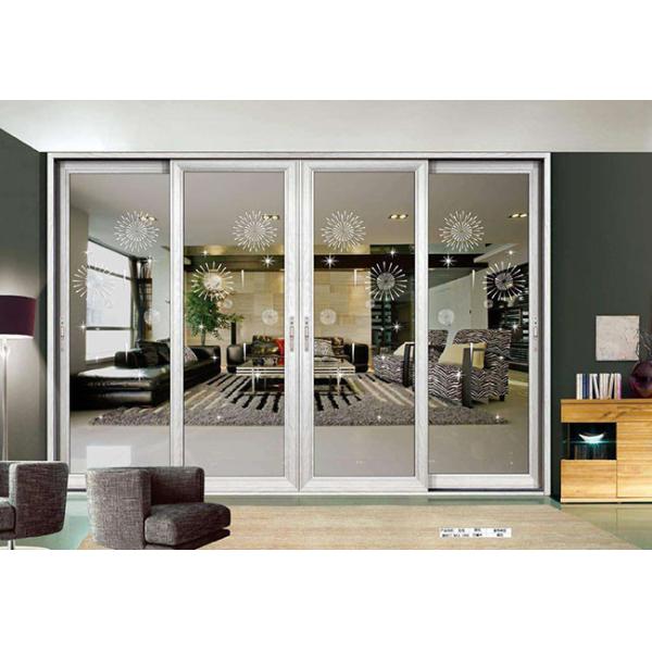 White Coated Aluminum Door Profiles Good Machinability For Dining Room