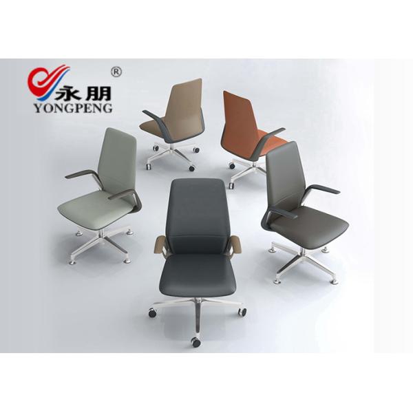 Iso9001 High Back Luxury Executive 100MM Modern Office Swivel Chair