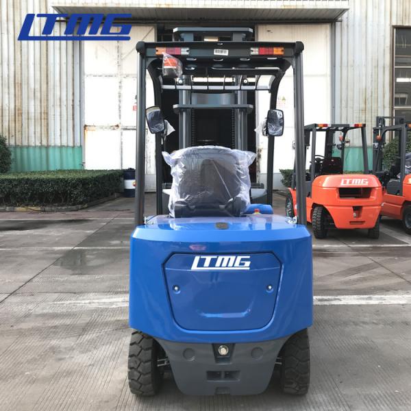 3 Stage 6.5M Mast Mini Electric Forklift Truck For Freight Yard  2.5 Ton 48V AC