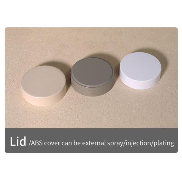 Material de collar de acrílico 50gm Color de trigo de plástico Cosmético Conjunto Jarrones de crema para la solución de embalaje de tarros cosméticos