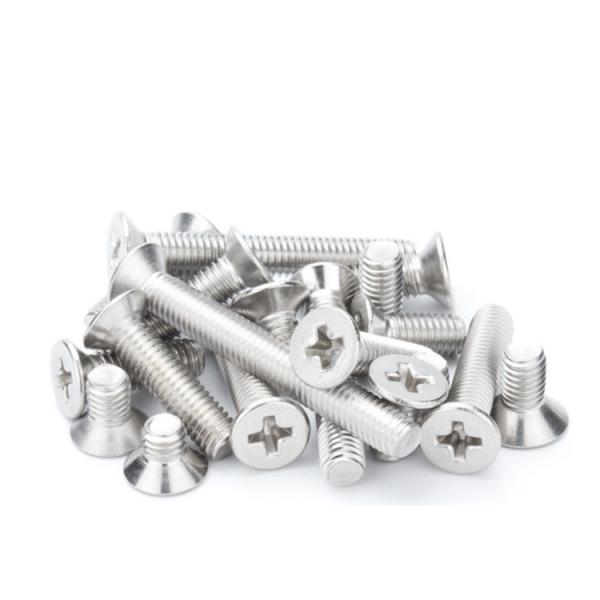 Черная оксидная отделка SUS 304 316 из нержавеющей стали Phillips Flat CSK Head Long Machine Screw