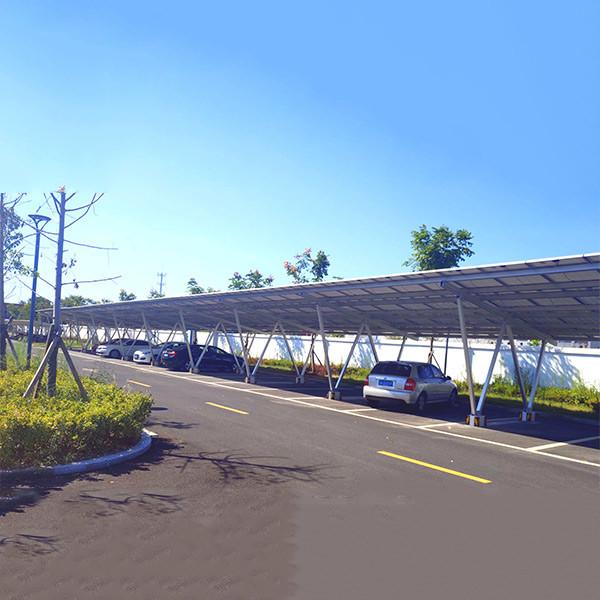 Energia renovável dos sistemas do racking do painel solar de sistemas solares do Carport do picovolt da vertente do carro