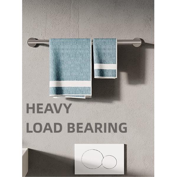 5 Pieces Bathroom Shower Accessories Wall Mounted Towel Racks 10KG capacity
