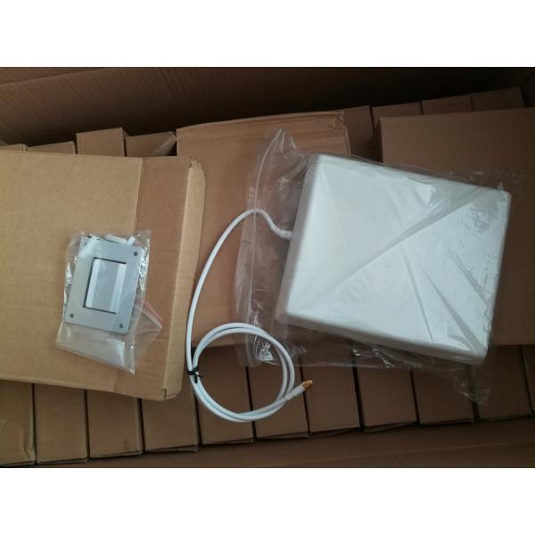SMA 800-2700MHz Indoor Outdoor Antenna Panel With 1m Cable , White