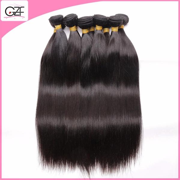 Natural Can be Dyed and Permed Straight Human Hair 6A Grade Virgin Malaysian Weave