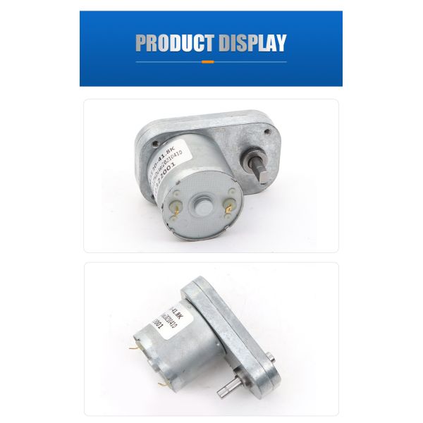Custom 12V Low Noise Brushed DC Electric Motor 24V Robot Gearbox