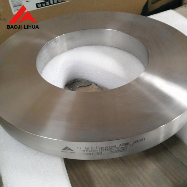 Industrial Annealed GR5 Titanium Ring ASTM B381 Titanium Forgings