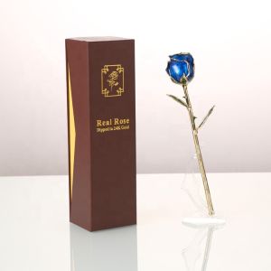 24kt Gold Dipped Bud Roses