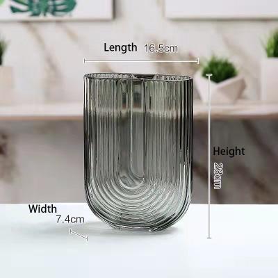 Decoração de Vaso de Vidro de 23cm A adição perfeita à sua coleção moderna de vidro para sala de estar quarto decoração de casa