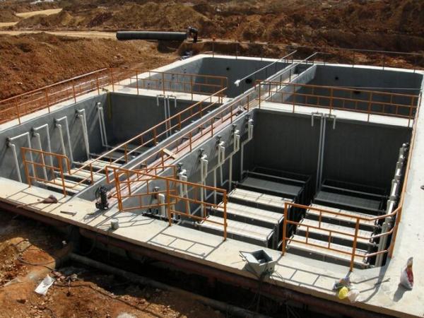 Carbon Steel Or SS MBR Equipment /  Package Sewage Treatment Plant Biological Process