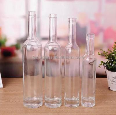 Customizado Custom Make Super Flint Glass 500ml 700ml garrafa de vidro de vinho com tampa