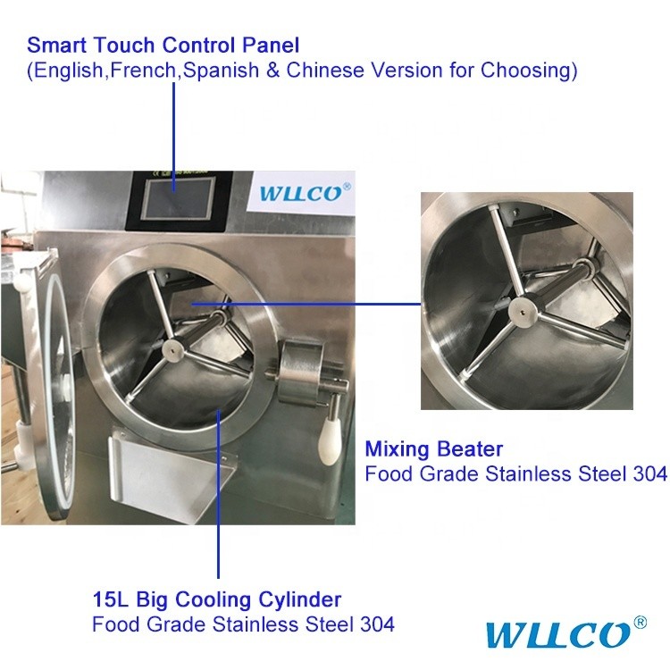 Mass Production of Large Production Ice Cream Machines Commercial Hard Ice Cream Machines for Restaurants Brazilian Acai Freezer