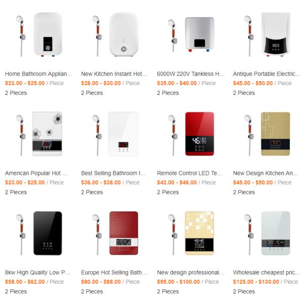 1.5KW-7KW Высококачественный кухонный и ванный мгновенный электрический водонагреватель