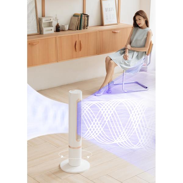 Дистанционное управление вентилятора комнаты прожития 10000mAh Bladeless вентилятора пола башни портативное