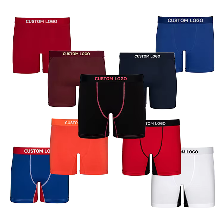 Sleek Performance Fitting Men's Breathable Boxer Briefs For Running