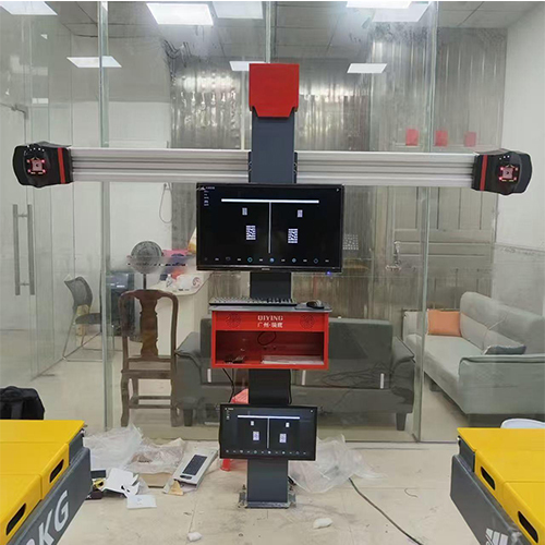 Wheel Aligner 3D System Featuring Double Screens and Real Time Tracking for Precise Vehicle Wheel Alignment Applications