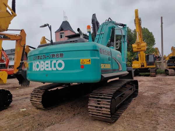 Used Kobelco SK200-8 Excavator Japan Made Hydraulic Crawler Excellent Condition Construction Equipment 2023Year Cheap Sale