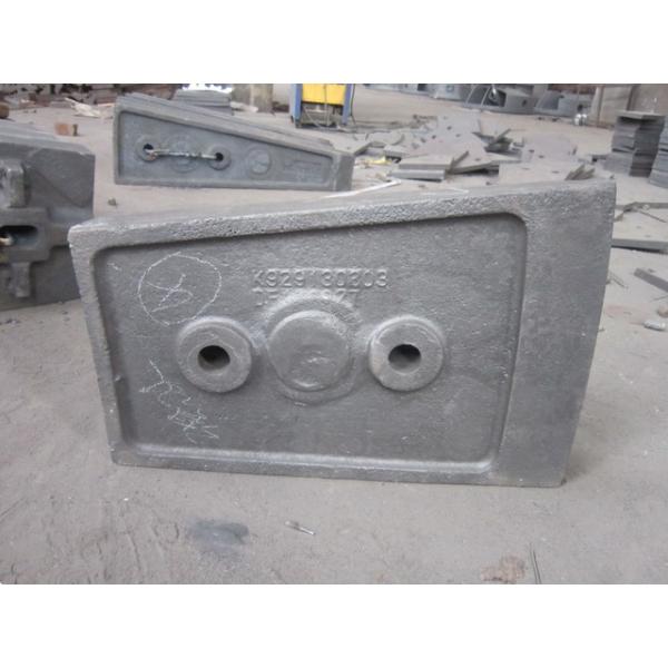 Cement Mill Ball Mill Liners Mn18Cr2 Steel Casting Heat Treatment