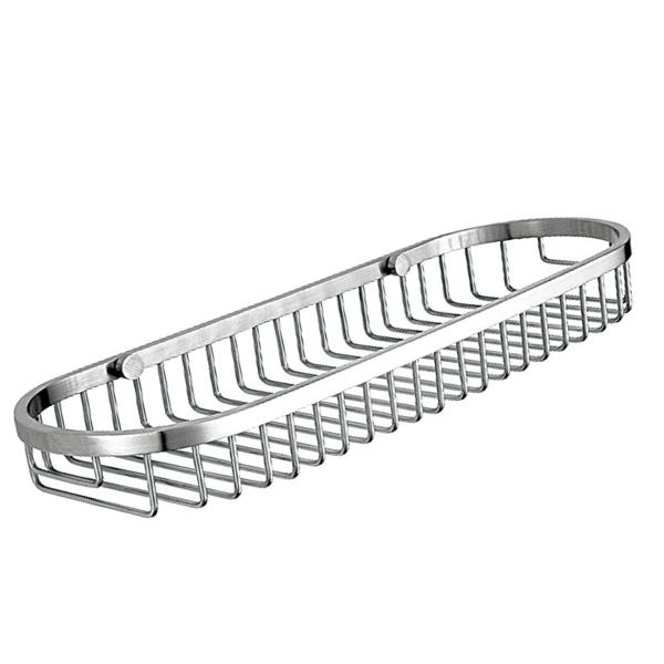 Chrome Bathroom Shower Caddies Shelf Wall Holder 1 Layers Drilling Hole Needed