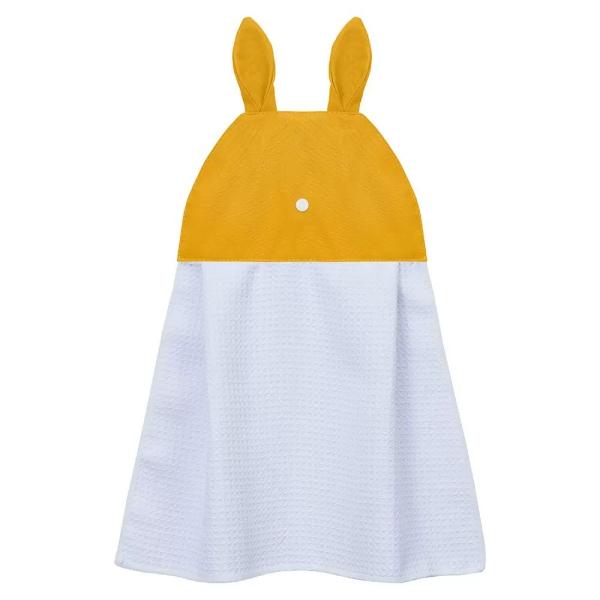 Creative Waffle Polyester Hand Towels For Sublimation With Rabbit Ear