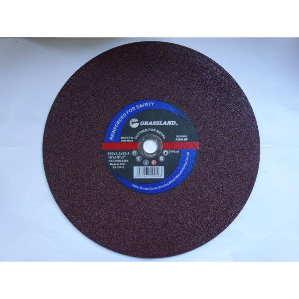 16 дюйма 400mm Inox смолоподобное истирательное отрезка колесо