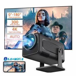 FLYIN HY320MINI 4K Ultra HD 3D Projetores portáteis de curta distância e
