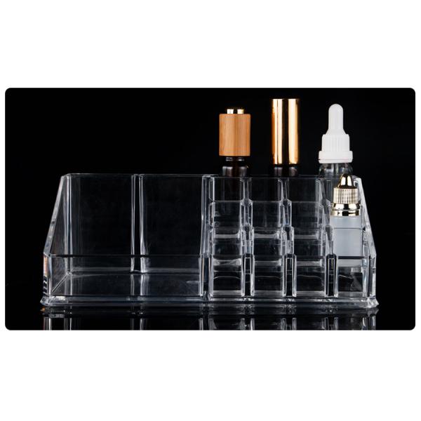 Transparent Acrylic Display Holders For Tattoo School , 12.5cm Width