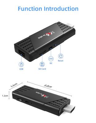 WiFi Smart TV Stick HDMI 2.1 Output Multiscene 11.2x3.6x1.2cm