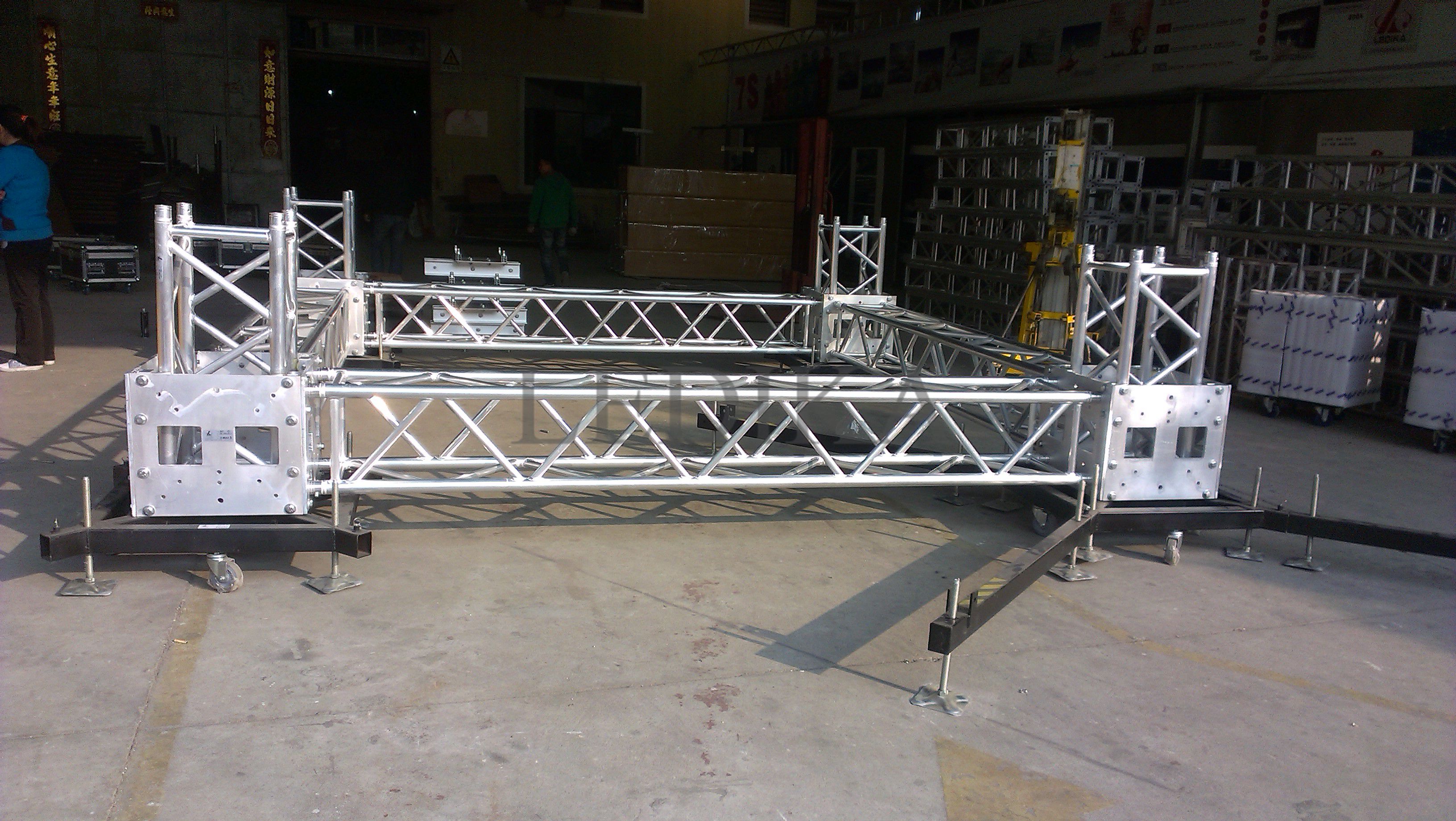 Черная длина 450x450mm ферменной конструкции 0.5-4M коробки алюминия 6082-T6 450mm